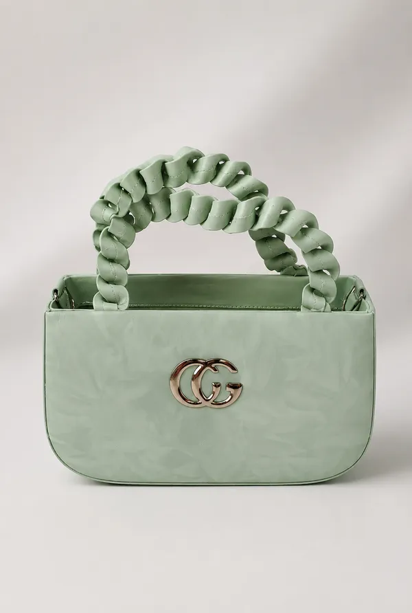 Women's_Premium_Marble_Finish_Top_Handle_Sling_Bag_–_Mint_Green