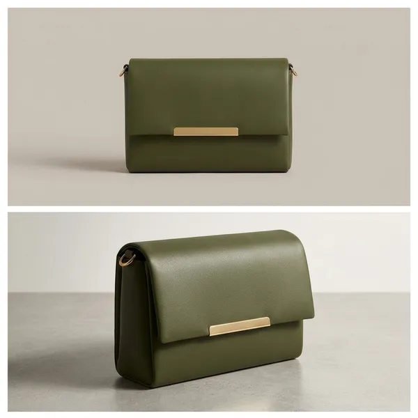 Green_Pu_Leather_Crossbody_Bag_with_Gold_Tone_Clasp_For_Women