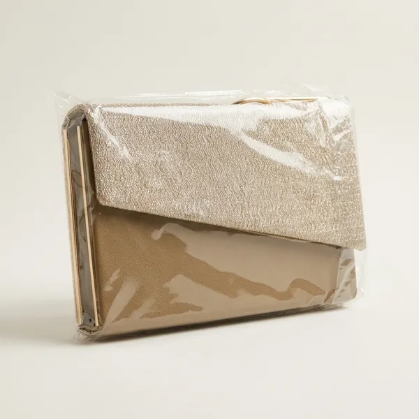Champagne_Gold_Textured_Flap_Clutch_for_Women