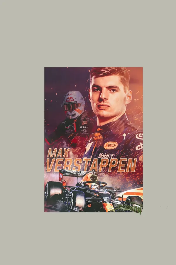 Max_Verstappen_Formula_1_Racing_Poster_Wall_Art