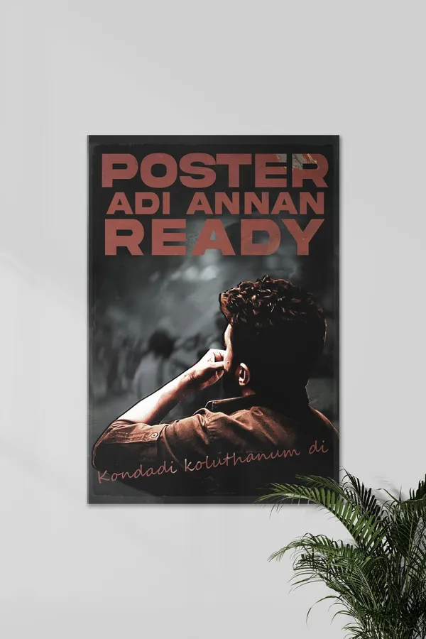 Poster_Adi_Annan_Ready_Movie_Wall_Poster_With_Black_Frame
