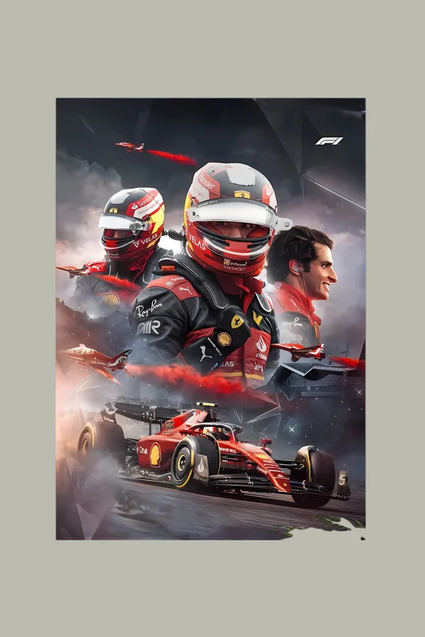 Formula_1_Racing_Driver_Red_Team_Poster_Wall_Art