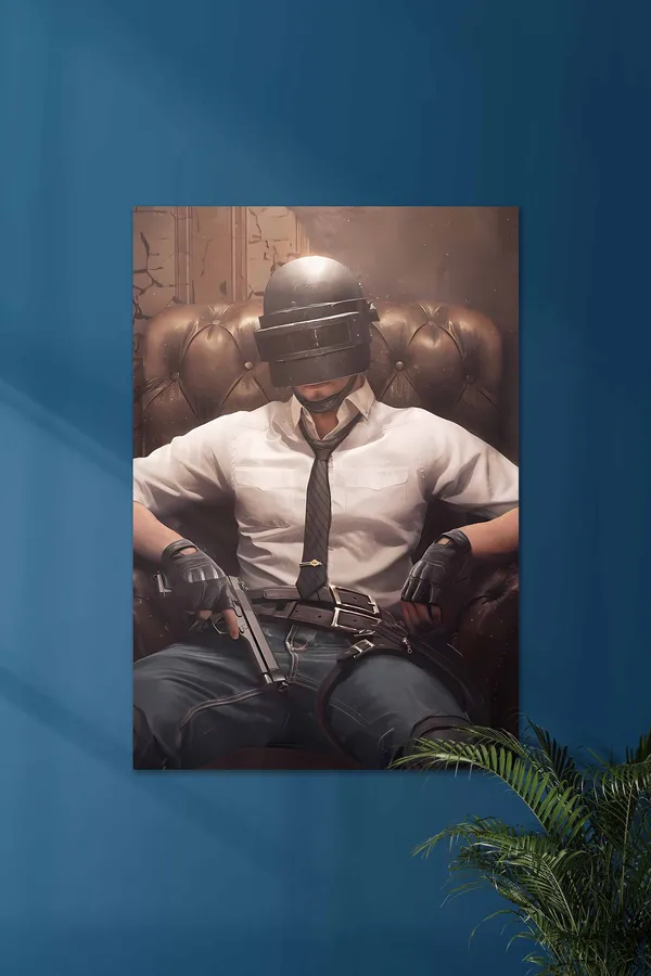 Pubg_Soldier_Helmet_Gaming_Wall_Poster