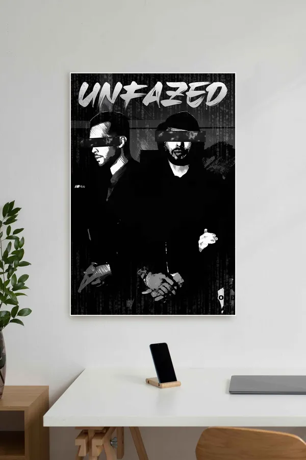Unfazed_Black_And_White_Music_Poster_Wall_Art_Print