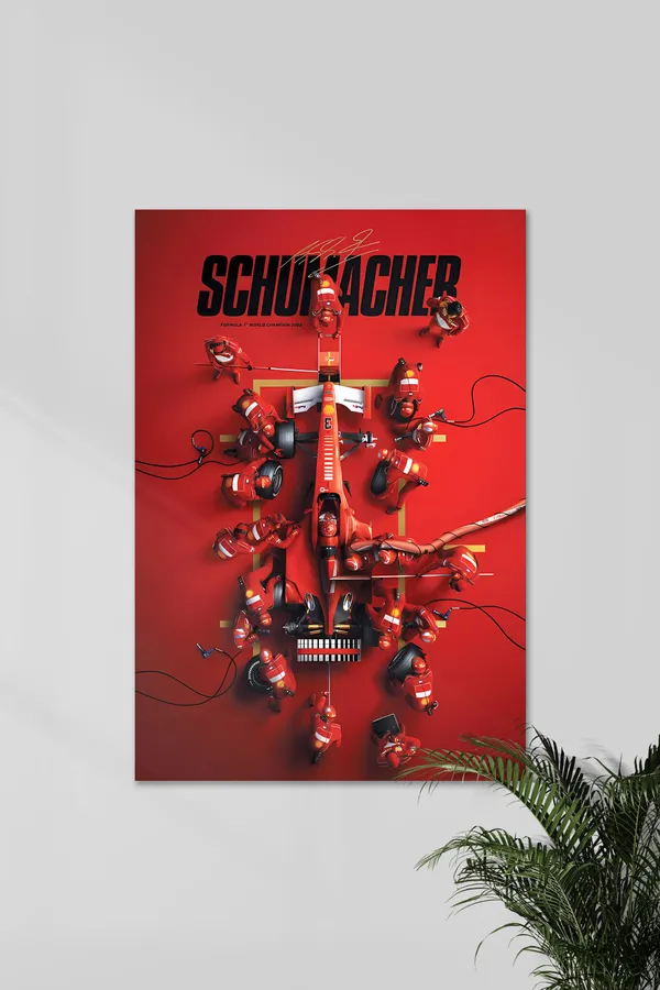 Schumacher_F1_Racing_Team_Red_Poster_Wall_Art