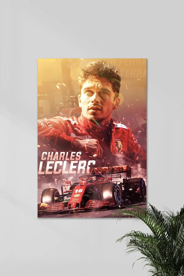 Charles_Leclerc_Formula_1_Racing_Poster