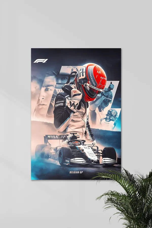 F1_Belgian_Gp_Racing_Driver_Wall_Poster