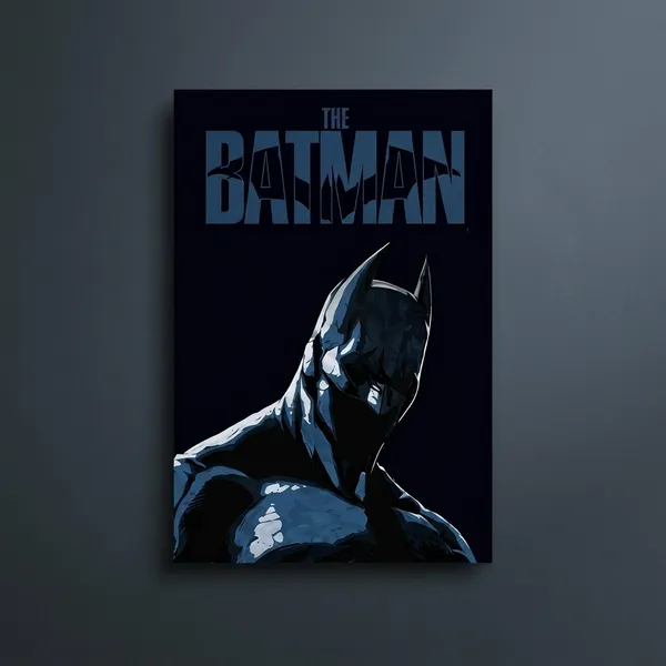 The_Batman__DC_Minimalist_Blue_Portrait_Wall_Poster-_12x18_Inches