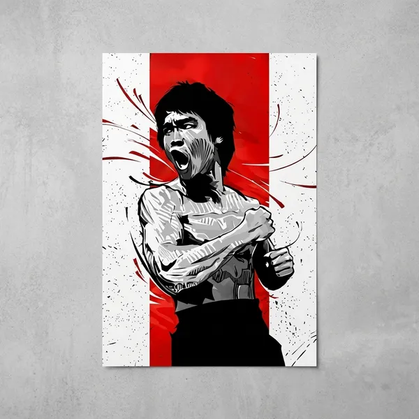 Bruce_Lee_Martial_Arts_Pop_Art_Poster_Wall_Poster