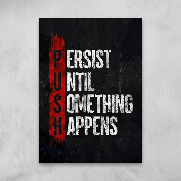 Push_Motivational_Poster_For_Home_Office_Gym