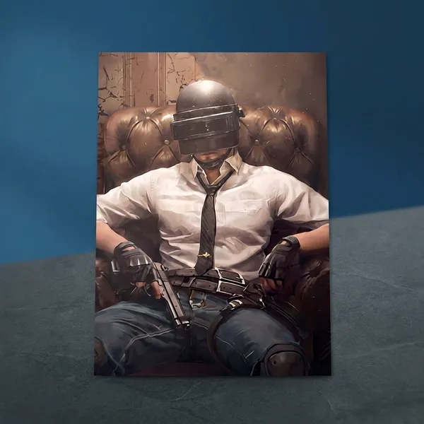 Pubg_Soldier_Helmet_Gaming_Wall_Poster