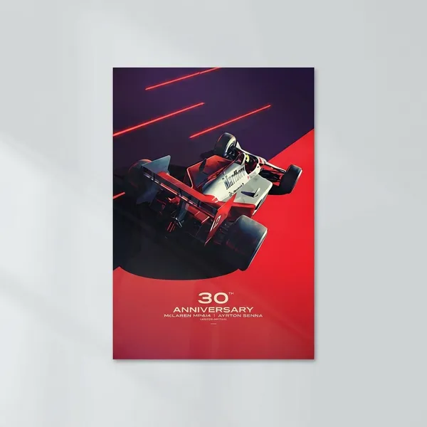 Mclaren_Mp4/4_Ayrton_Senna_30Th_Anniversary_Poster