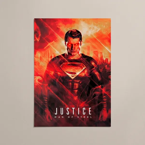 Justice_Man_Of_Steel_Superman_Poster