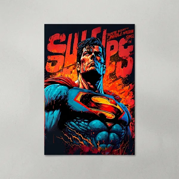 Superman_Comic_Art_Wall_Poster