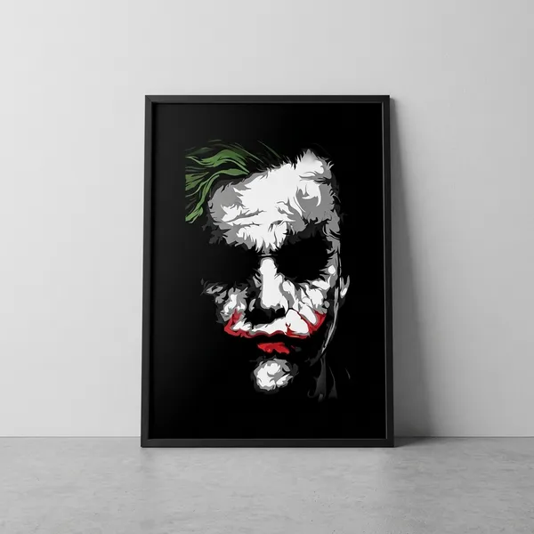 Joker_Face_Portrait_Wall_Art_Poster