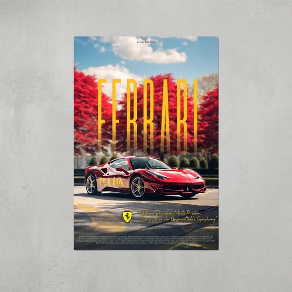 Ferrari_Red_Sports_Car_Wall_Poster_For_Home_Decor