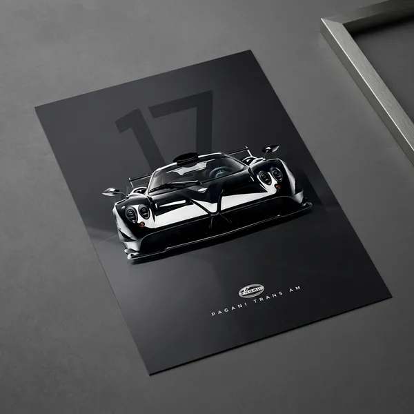 Black_Pagani_Huayra_Trans_Am_Sports_Car_Wall_Poster