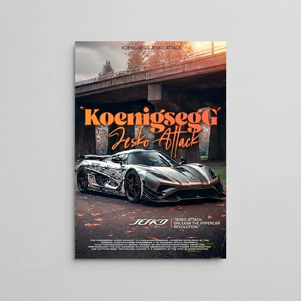 Koenigsegg_Jesko_Attack_Hypercar_Wall_Poster