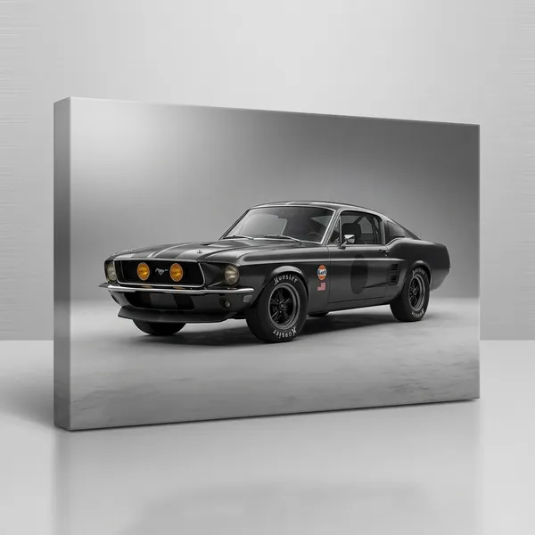 Classic_Black_Muscle_Car_Poster_Wall_Art_Print
