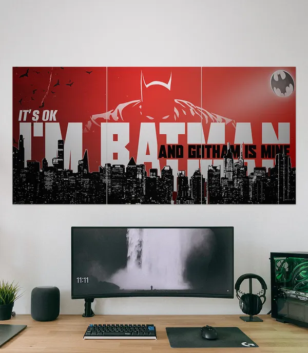 Batman_Gotham_City_Triptych_Wall_Art