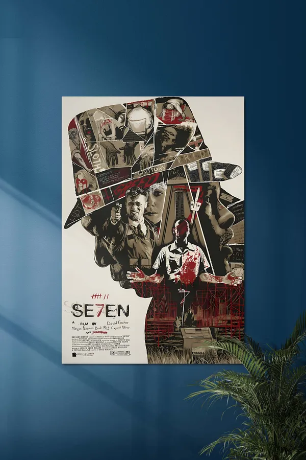Se7En_Movie_Collage_Art_Poster