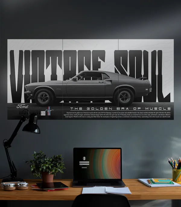Ford_Mustang_Automotive_Triptych_Wall_Poster