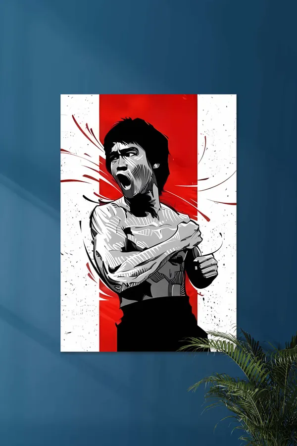 Bruce_Lee_Martial_Arts_Pop_Art_Poster_Wall_Poster
