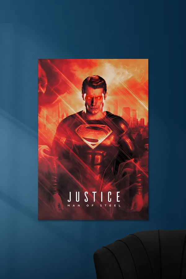 Justice_Man_Of_Steel_Superman_Poster