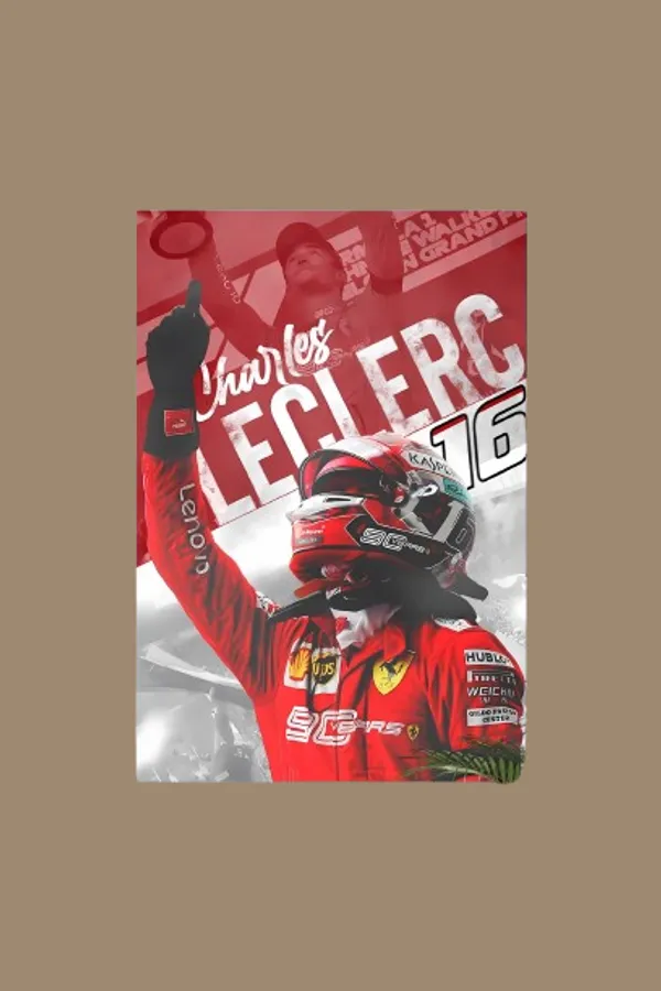 Charles_Leclerc_Ferrari_Racing_Poster