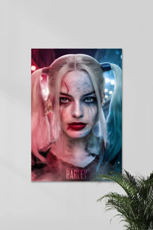 Dc_Harley_Quinn_Character_Portrait_Wall_Poster