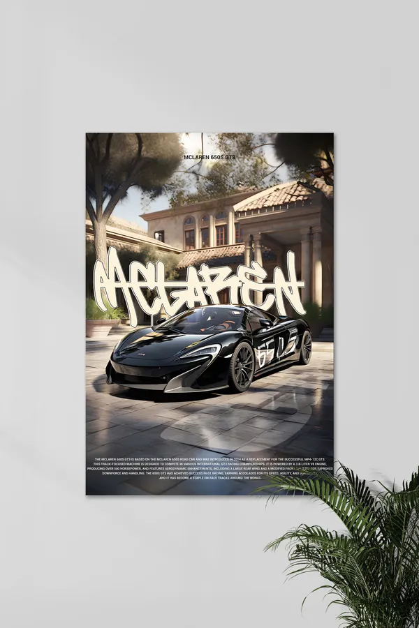 Mclaren_600S_Gt3_Sports_Car_Poster