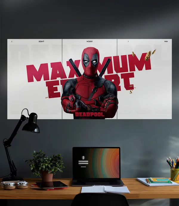 Deadpool_Graphic_Triptych_Wall_Art