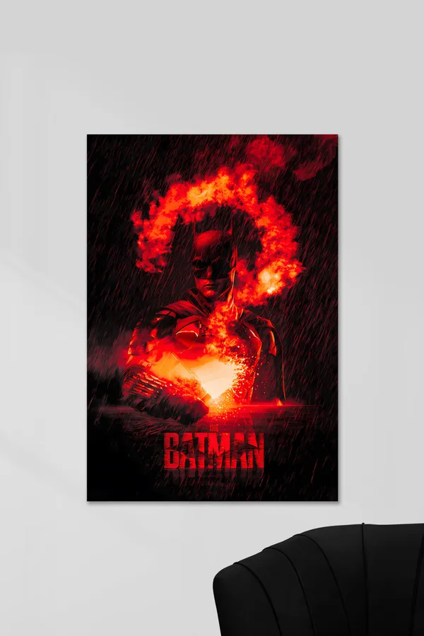 Batman_Dark_Red_Flame_Poster_Wall_Art