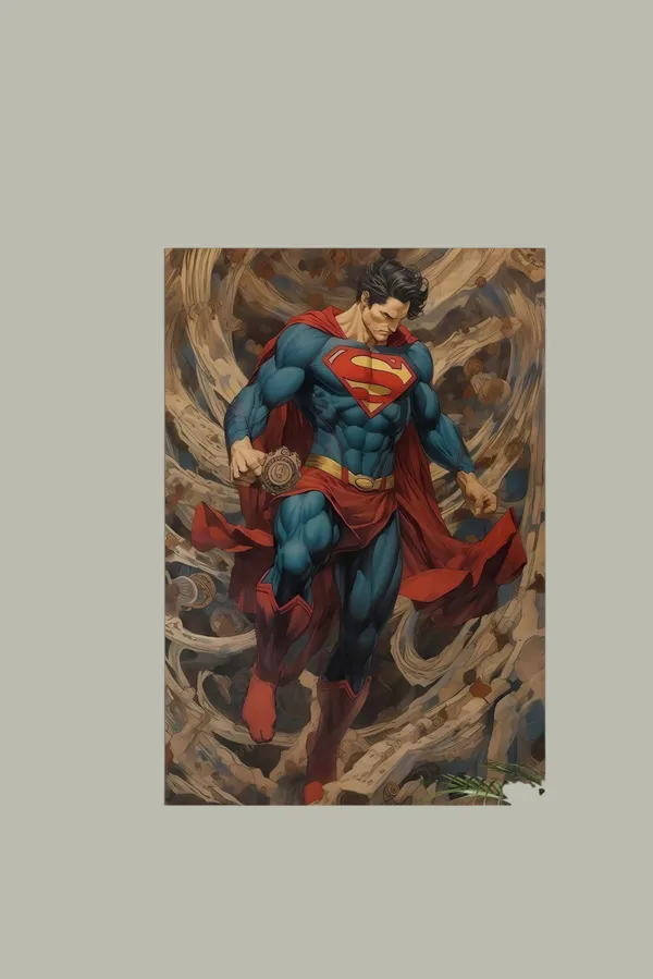 Superman_Flying_Pose_Poster_Wall_Art_Print