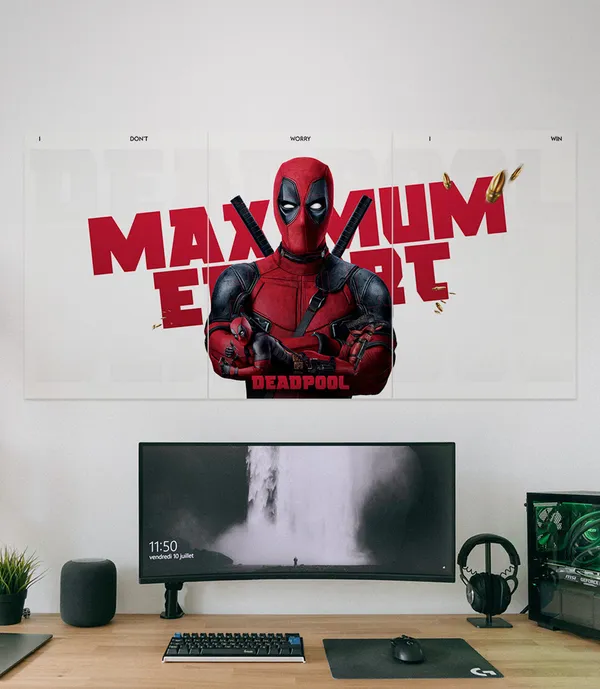 Deadpool_Graphic_Triptych_Wall_Art
