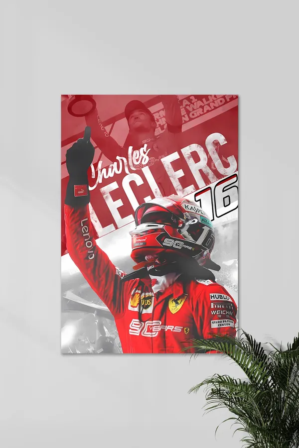 Charles_Leclerc_Ferrari_Racing_Poster
