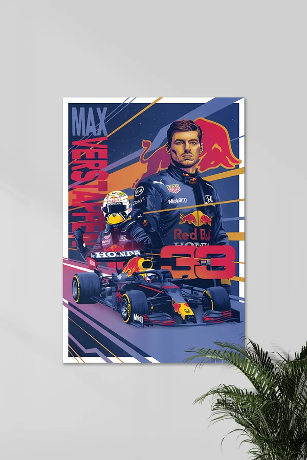 Max_Verstappen_Red_Bull_Racing_F1_Poster