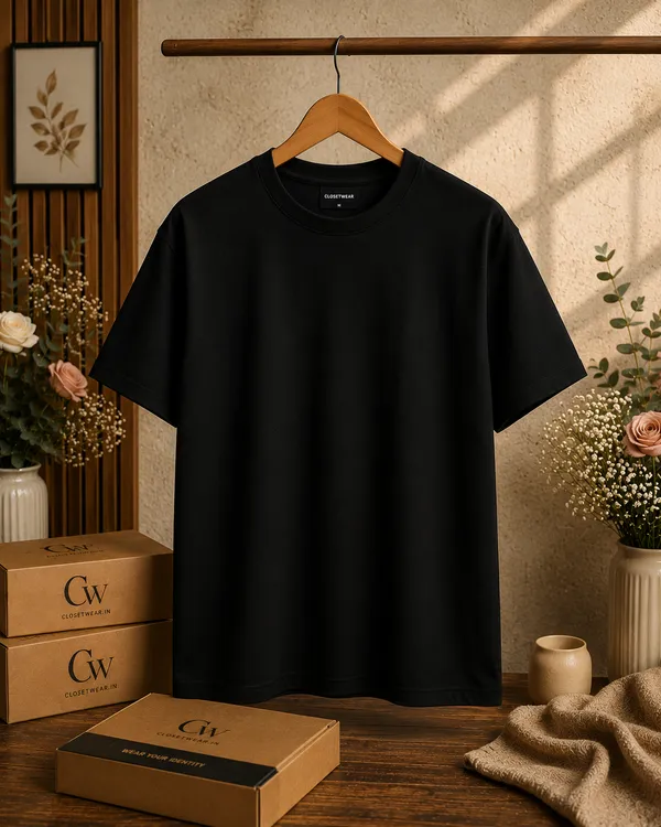 Black_Cotton_Graphic_Print_T-Shirt_For_Men