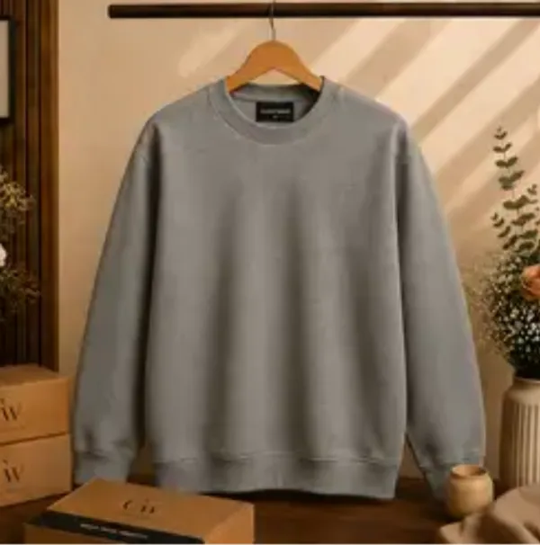 Grey_Cotton_Front_Print_Sweatshirt_For_Men