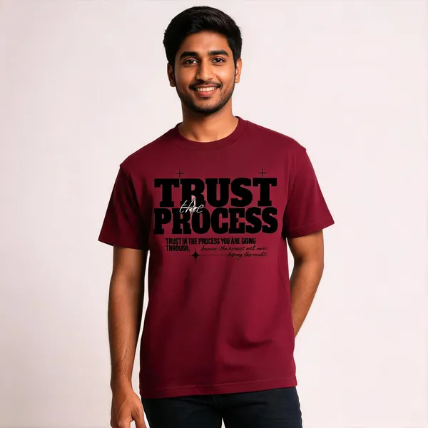 Maroon_Cotton_Front_Print_T-Shirt_For_Men