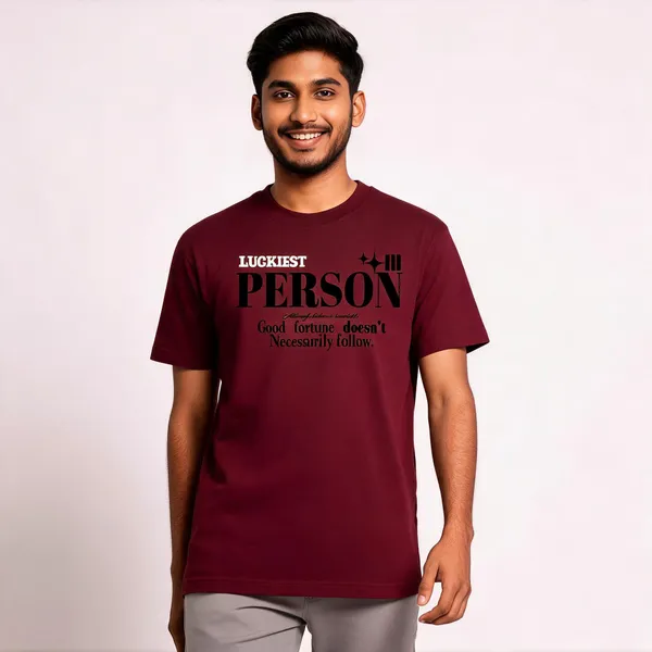 Maroon_Cotton_Front_Print_T-Shirt_For_Men