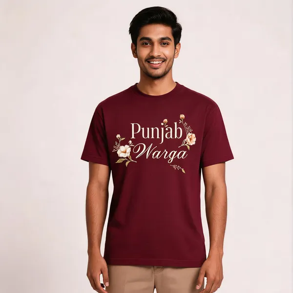 Maroon_Cotton_Printed_T-Shirt_For_Men