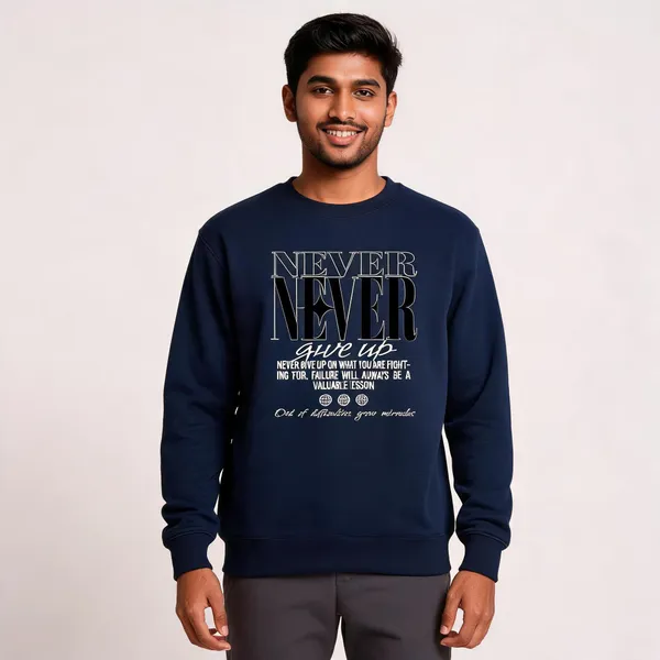 Blue_Cotton_Front_Print_Sweatshirt_For_Men