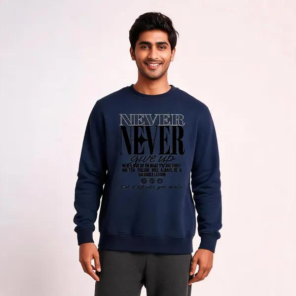 Blue_Cotton_Front_Print_Sweatshirt_For_Men