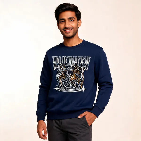 Blue_Cotton_Front_Print_Sweatshirt_For_Men