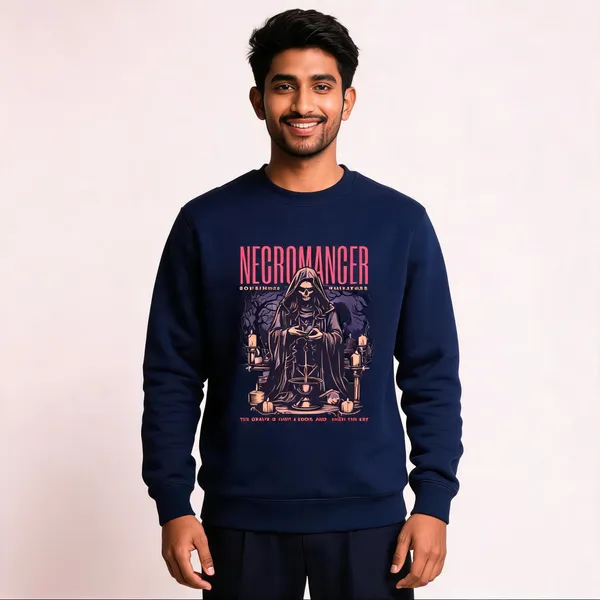 Blue_Cotton_Front_Print_Sweatshirt_For_Men