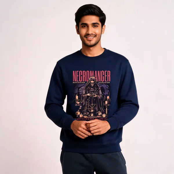 Blue_Cotton_Front_Print_Sweatshirt_For_Men