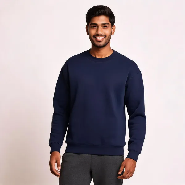Blue_Cotton_Sweatshirt_For_Men