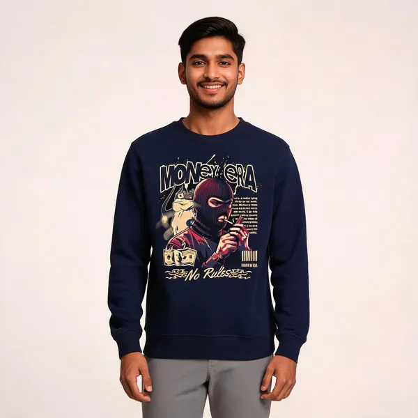 Blue_Cotton_Front_Print_Sweatshirt_For_Men