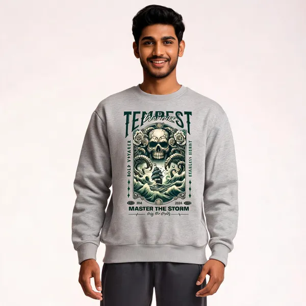 Grey_Cotton_Front_Print_Sweatshirt_For_Men